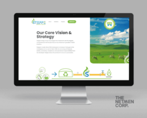 Web Design for Renewable Energy Company.